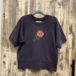 IMOGENE & WILLIE NAVY SWEATSHIRT/ I AM FIRM